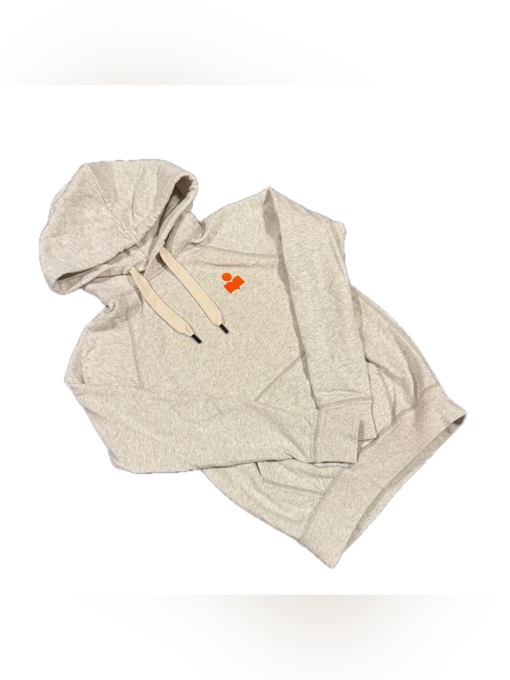 Isabel Marant Etoile Women's Pull Over Hoodie Size 36 US 4 Cotton Blend Gray